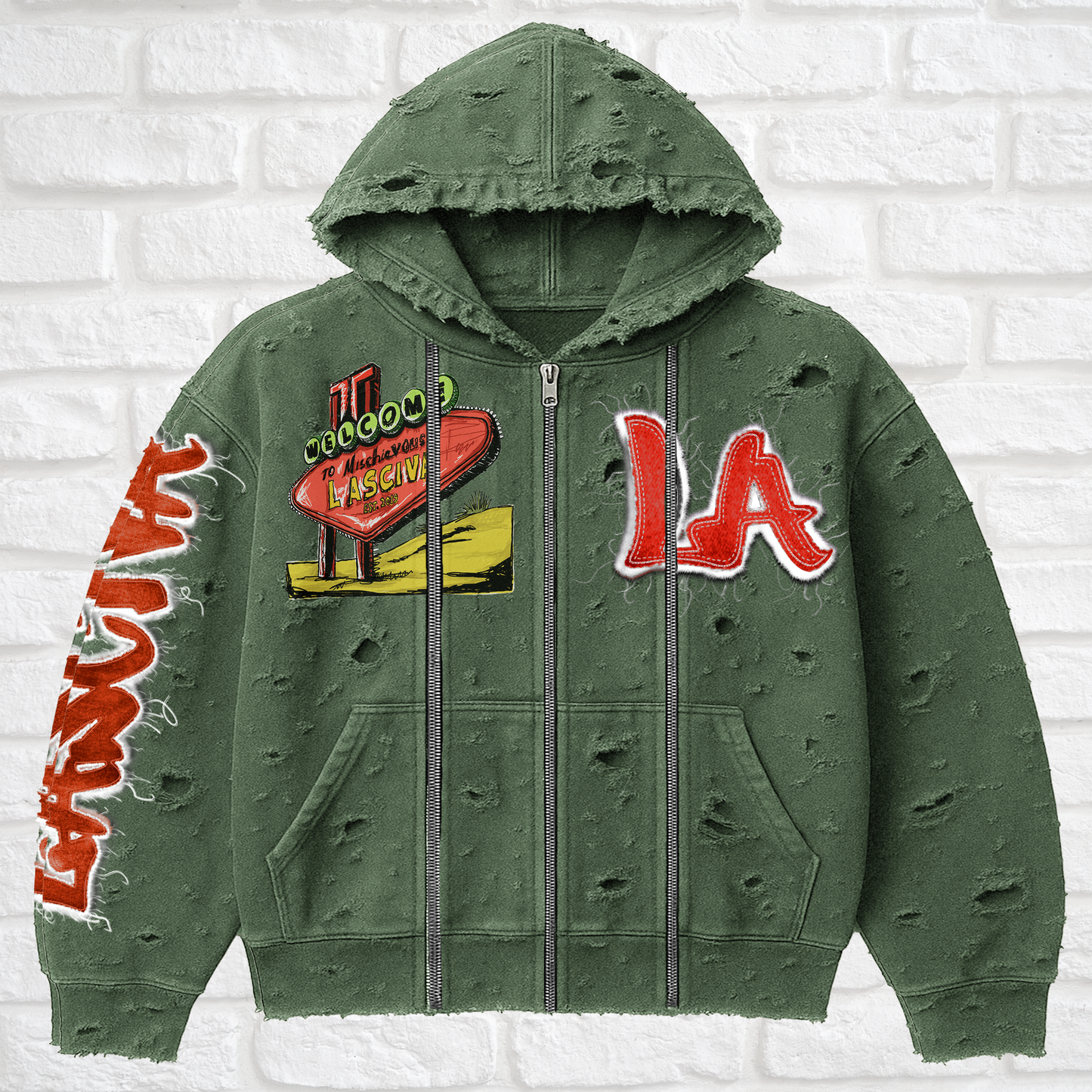 WELCOME TO LASCIVA HOODIE SET