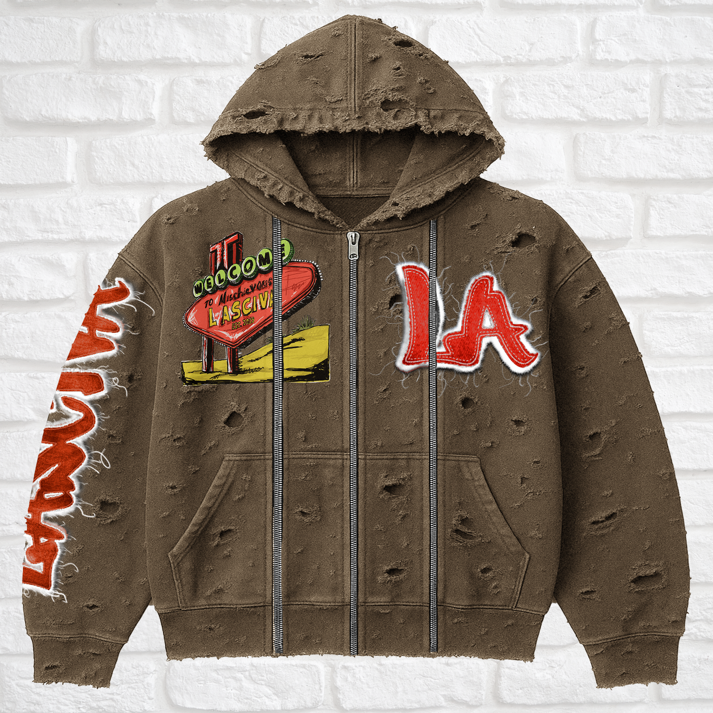 WELCOME TO LASCIVA HOODIE SET