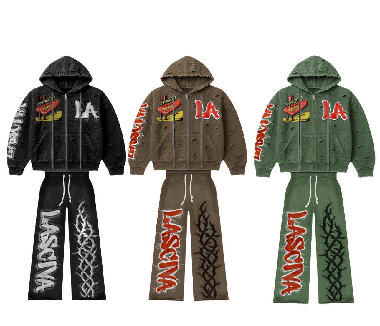 WELCOME TO LASCIVA HOODIE SET