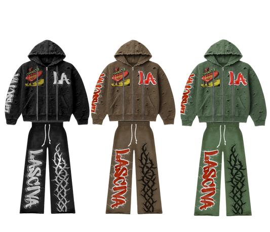WELCOME TO LASCIVA HOODIE SET