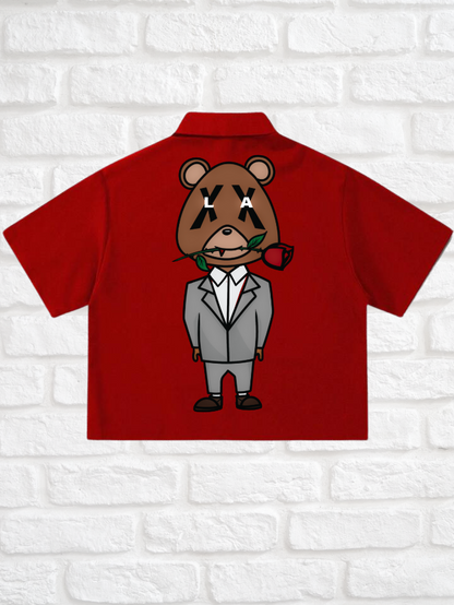 LA BEAR ZIP UP SHIRT